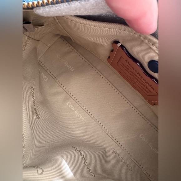 NWT Coachtopia Alter Ego Small Check Board Denim - Picture 9 of 15